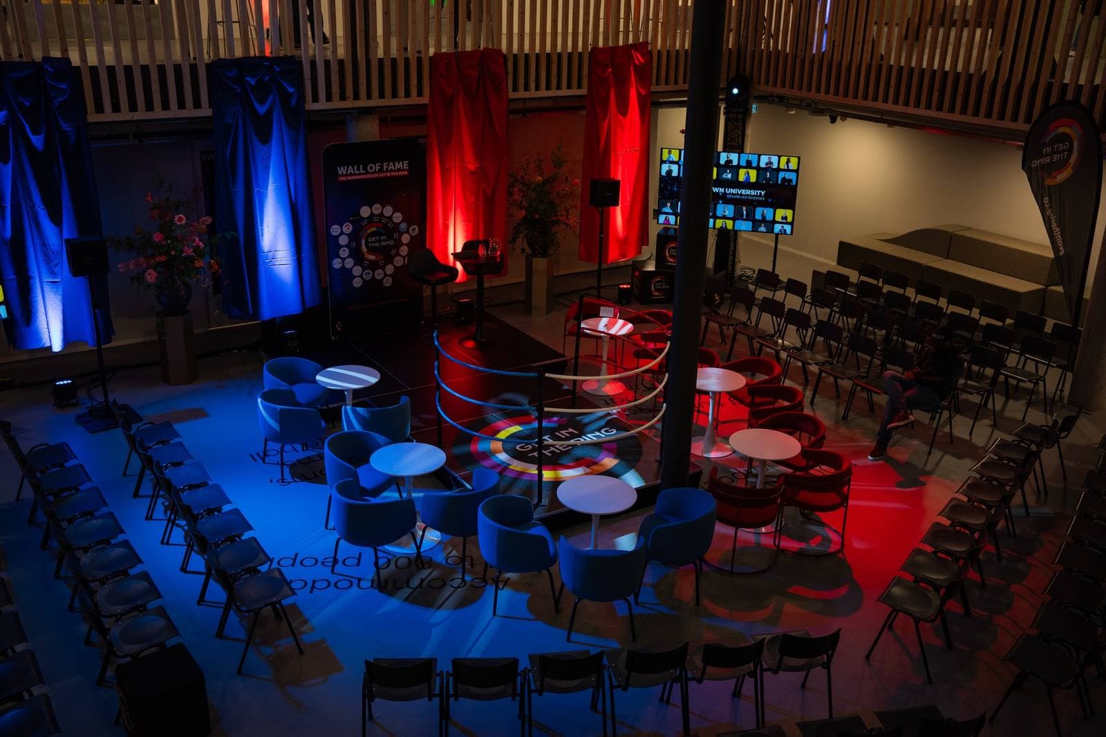 The Get In The Ring stage in the Netherlands