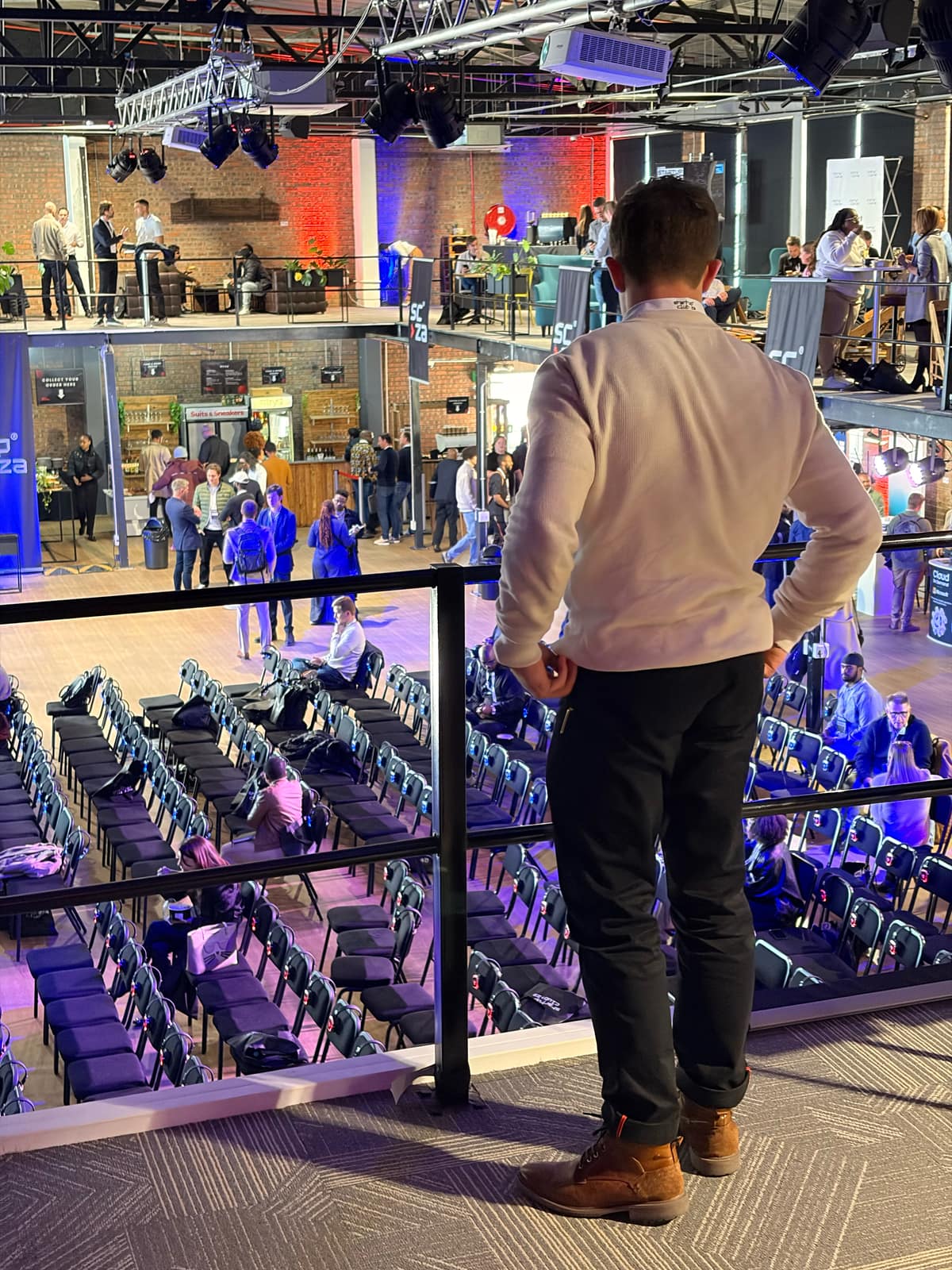 Looking out over the floor at the SCZA summit in Johannesburg