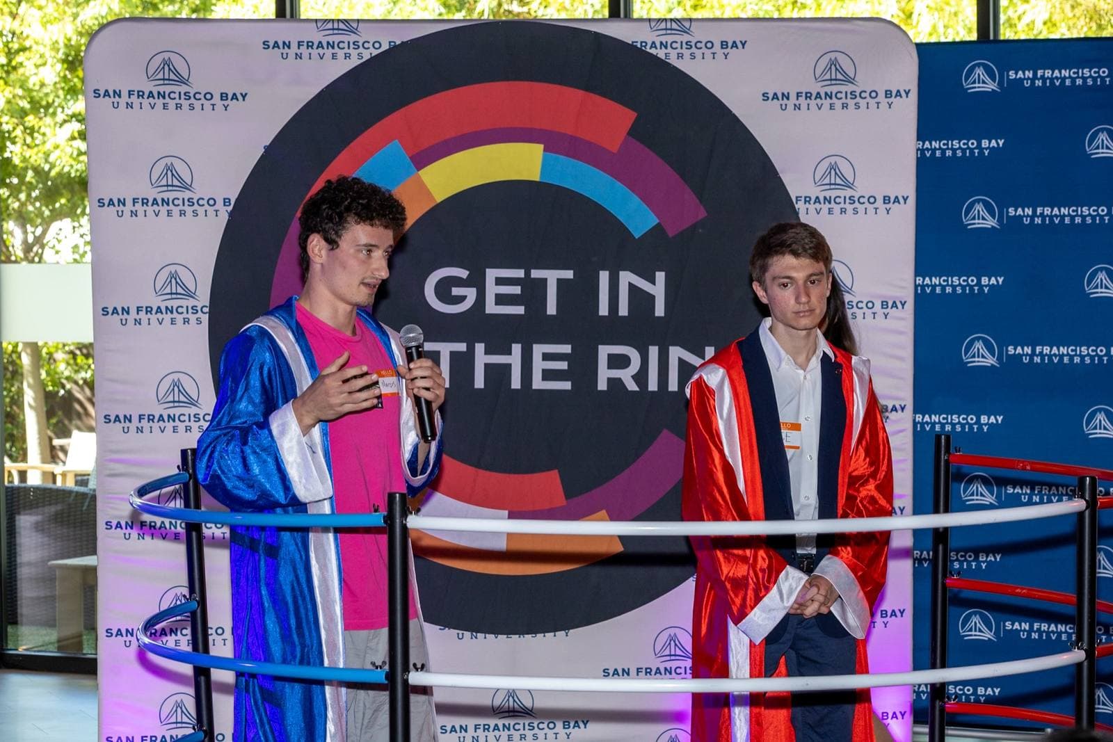 The Get In The Ring stage