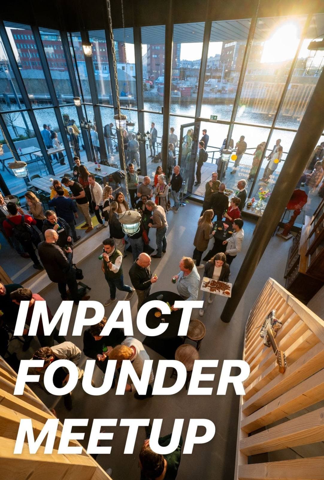 The team at an Impact Founder meetup