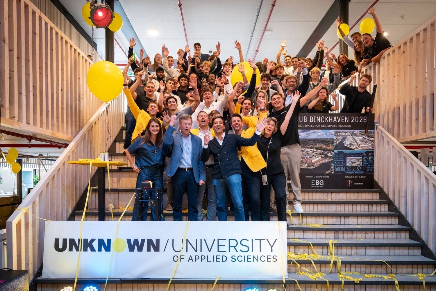 Celebrating with Unknown University